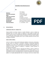 Informe Psicopedagogico