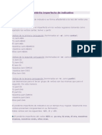 Formación Del Pretérito Imperfecto de Indicativo