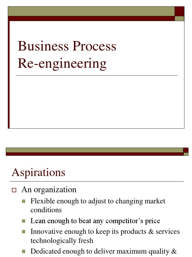 business aspiration Business Process Strategic Management