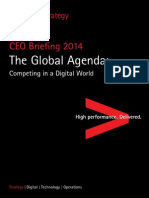 Accenture Global Agenda CEO Briefing 2014 Competing Digital World