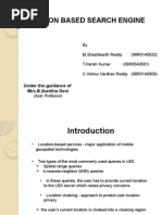 Loaction Based Search Engine PPT