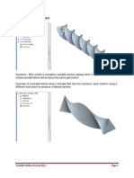 Variable Section Sweeps vs Blends