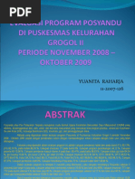 Download Evaluasi Program Posyandu Power Point2 by Prabuvash SN25292253 doc pdf