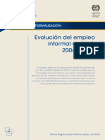 Evolución Del Empleo Informal en Perú 2004-2012