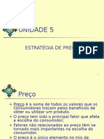 Unidade 5 - Estratégia de Preço