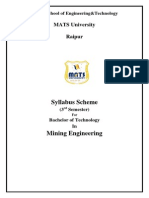 MATS MiningSyllabus PDF