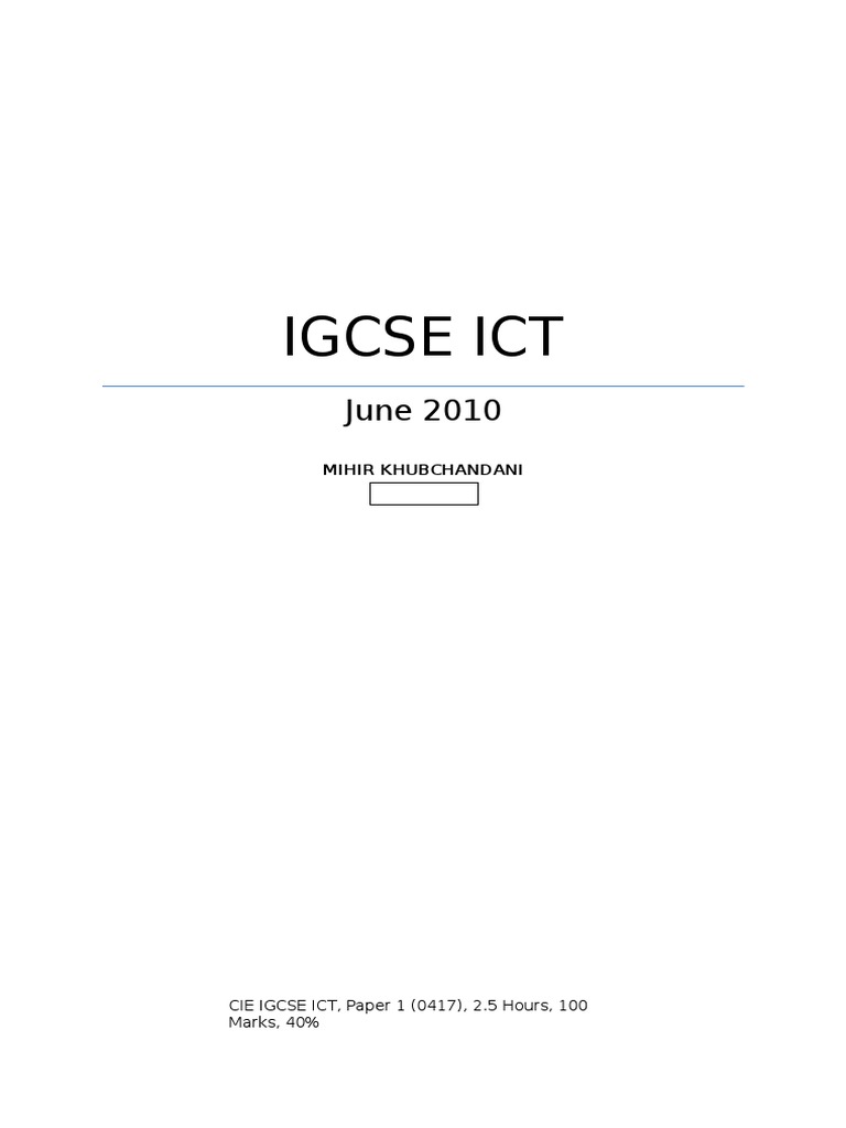 Ict Notes | PDF | Computer Data Storage | Wireless Lan