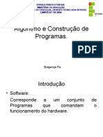 APRESENTAÇÃO Algoritmo e Construção de Programas