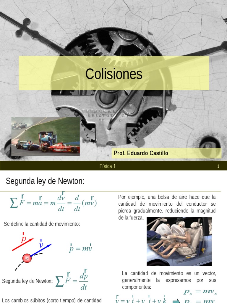 08-Colisiones | Impulso | Movimiento (física)