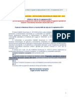 2014.09.19 O.MFE nr.965 Priv - Aprob.modelului de Contr - de Finantare PT - Progr.operational Dezv - Resurselor Umane