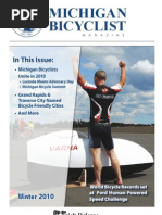 Download Michigan Bicyclist Magazine-Winter2010 by League of Michigan Bicyclists SN25293777 doc pdf
