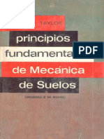 Principios Fundamentales de Mecánica de Suelos - Donald W. Taylor