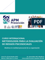 Curso Metodologia Evaluacion Riesgos Psicosociales