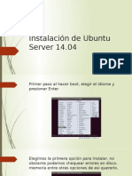 Instalación de Ubuntu Server 14