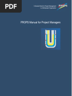 Manual For Customer Project Managers - PROPSC