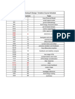 EE 338L/382M Analog IC Design: Tentative Course Schedule