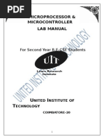 Download Microprocessor LAB MANUAL Reg-2013 by keerthi3214 SN252952549 doc pdf