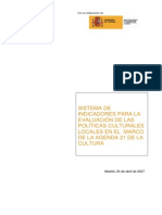 AECID - Sistema Indicadores para Políticas Culturales PDF