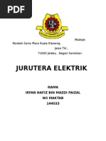 Folio Kerjaya (Jurutera Elektrik)