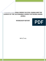 Universal Energy Access Ghana, 5-2013