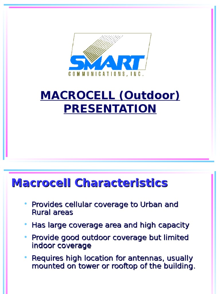 Macrocell Presentation Matl | PDF