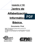Centro de Alfabetizacion Informatica - Proyec To #10
