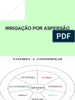 Irrigação Por Aspersão