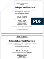 Certificates