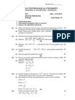 Gujarat Technological University: Instructions