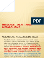 Interaksi Obat Tahap Metabolisme