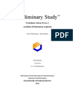 Preliminary Study Asetilasi (Pembuatan Aspirin)