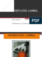 Spondylosis Lumbal