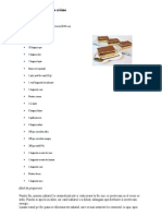 Prajitura Cu Foi Si Doua Crème