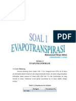 Soal 1 Evapotranspirasi