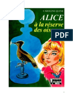 Caroline Quine Alice Roy 52 BV Alice À La Réserve Des Oiseaux 1973