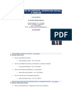 t6. Estructura Del Departamento de Sanidad, Bienestar Social y Familia de Aragón