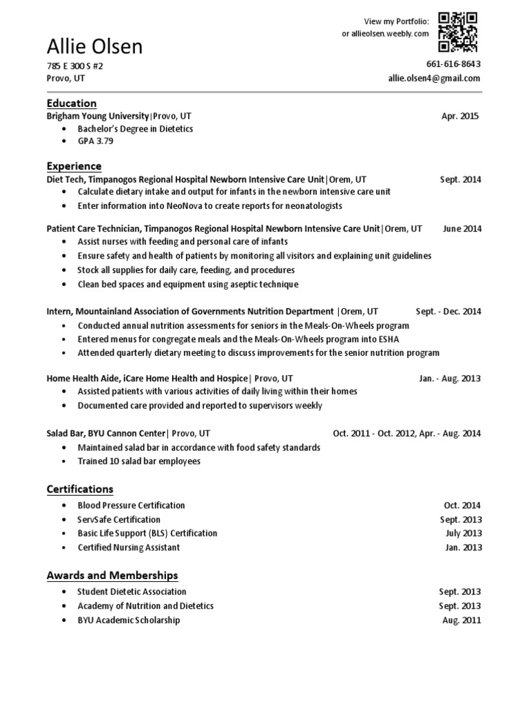 Byu Resume | PDF | Self-Improvement | Science & Mathematics