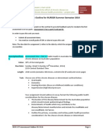 Assessment Outline NUR 329 SS 2014