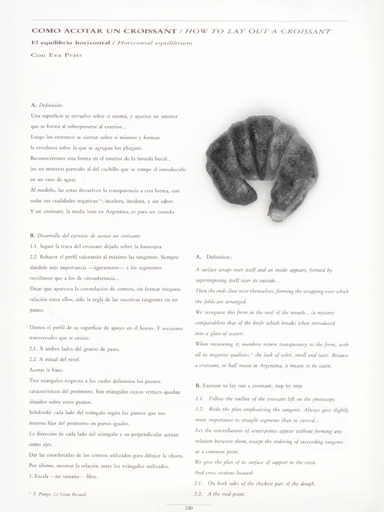 Enric Miralles Como Acotar Un Croissant Pdf 