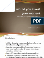 Where Would You Invest Your Money?