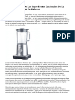 Fundamentales Y De Los Ingredientes Opcionales De La Utilizada En Recetas De Galletas