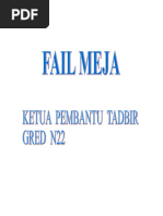 Download Fail Meja Ketua Pembantu Tadbir N22 by Roszelan Majid SN25300957 doc pdf