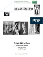 Examen Ortopedico: Dr. Luis Gutiérrez Suazo
