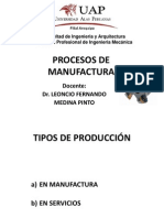 Introduccion Procesos de Manufactura