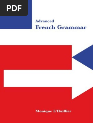 Advanced French Grammarpdf Pronoun Part Of Speech - 