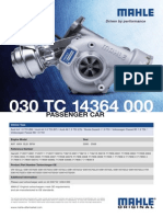 030 - TC - 14364 - 000 (Turbocharger Datasheet 030 TC 14364 000 (English) )