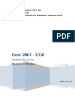 Manual Excel 2007 - 2010 - Formulas y Funciones Basicas