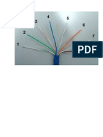 REDE Sequencia Dos Cabos de Fio Trançados Rj 45 Modelo A