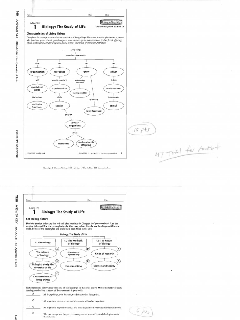 worksheet The Chemistry Of Life Worksheet hw packet 2 the study of life key pdf experiment observation