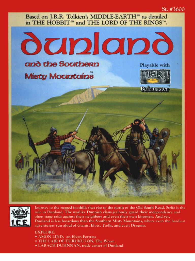 MERP - ICE3600 - Dunland and The Southern Misty Mountains | PDF